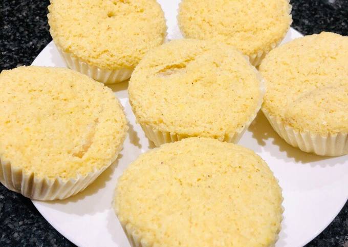 Soy pulp (okara) steamed cake