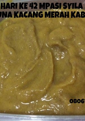 Foto resep Mpasi 7m 4* ubi tuna kacang merah kabocha