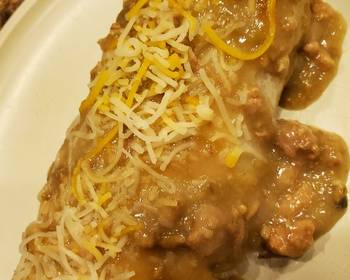Update, Make Recipe Smothered Green Chile Steak burritos Very Delicious