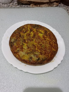Una foto de Tortilla de acelgas