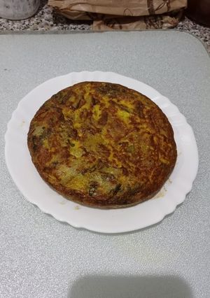 Una foto de Tortilla de acelgas