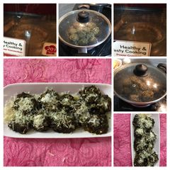 A picture of Chilli Cheese Stuffed Mushrooms.