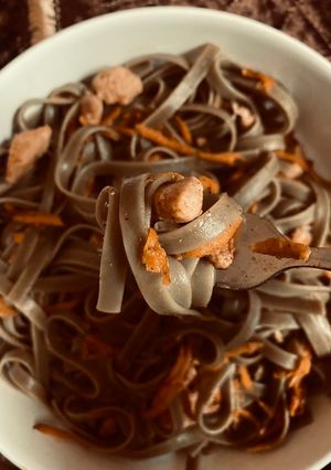 صورة لوصفة باستا فوتشيني بالدجاج 🤤