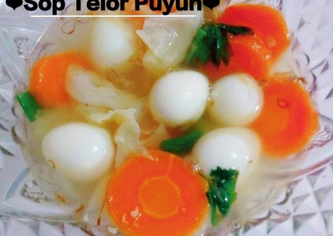 Resep Sop Telur Puyuh Oleh Mama Kiya Cookpad