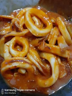 Foto resep Cumi saos asam manis pedas