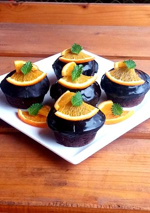 Barna muffin recept fotója