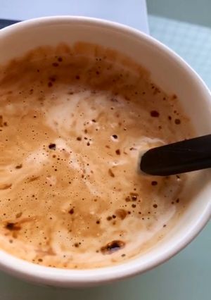 Una foto de Café batido riki