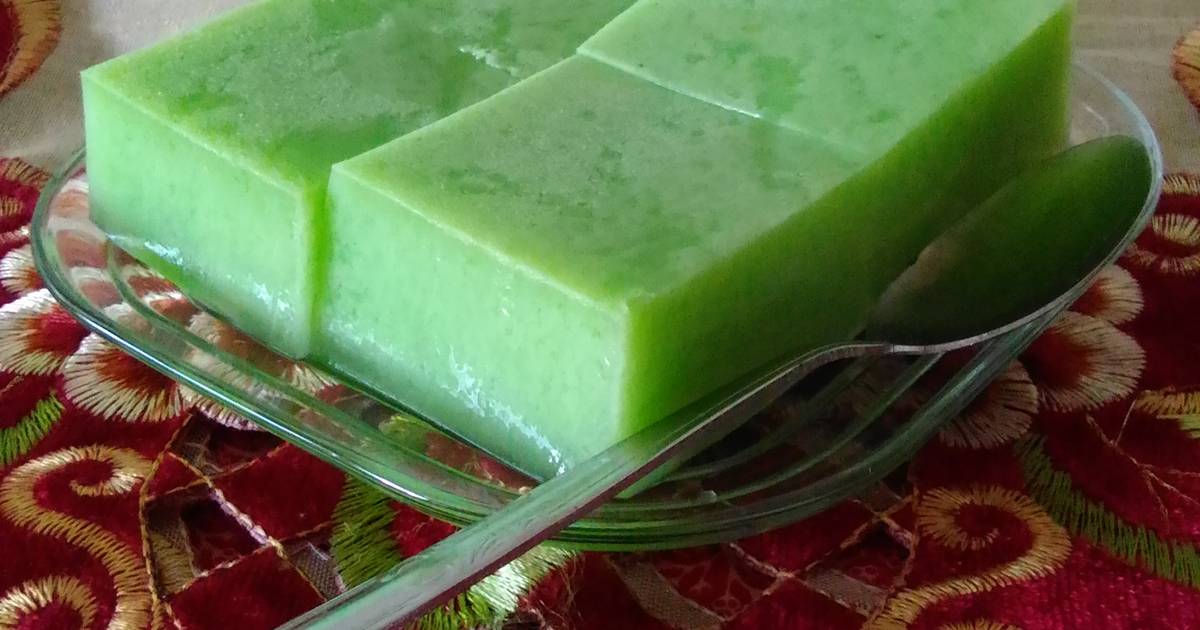 Resep Puding Santan Susu Pandan Oleh Meg Cookpad