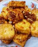 Đậu hũ chiên sả