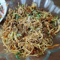 A picture of Mie hoisin Marion's kitchen.