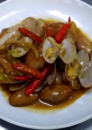 รูปของ หอยลายผัดพริก