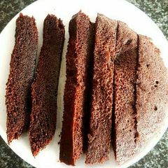 A picture of Two minutes chocolate and coconut cake.