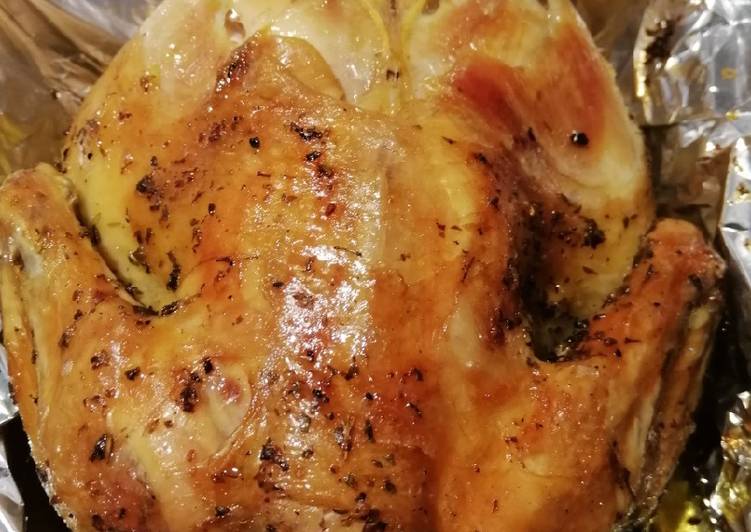 Simple Way to Prepare Perfect Roasted Whole Chicken