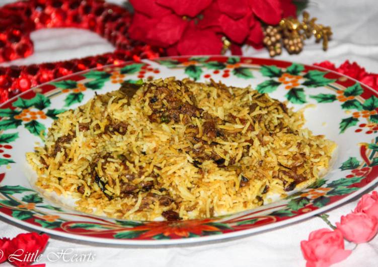 Bhatkali Style Mutton Biryani