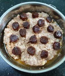 thịt lợn xay hấp