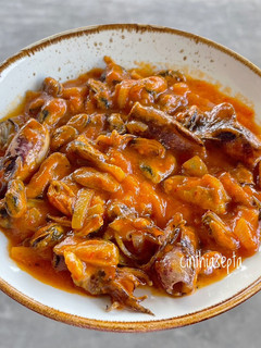 Foto resep Cumi Kerang Saos Padang