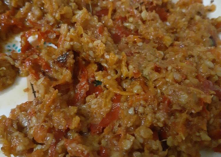 Resep Sambal korek kacang yang Enak Banget