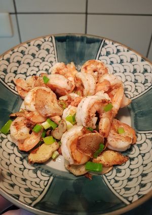 鮮炒蝦 的食譜成品照片