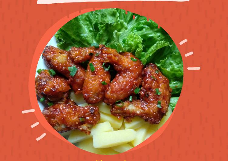 Bagaimana Membuat 37. Spicy Chicken Wings, Bisa Manjain Lidah