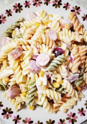 Tésztasaláta 🌽🍴 recept fotója