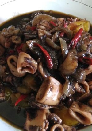 Foto resep Cumi pedas saus tiram