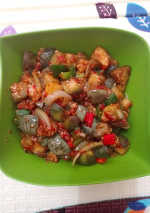 Foto resep Terong lalap sambal terasi ala Chef Devina Hermawan