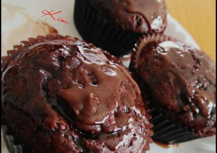 Eggless Brownie Cups