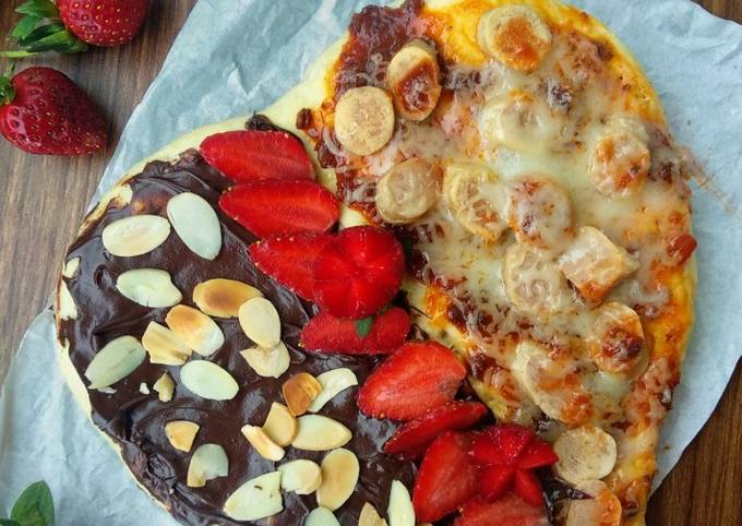 Pizza Cinta 2 Rasa (tanpa telur tanpa ulen)