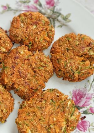 Una foto de Bocaditos de zanahoria y zucchini🥕🥒