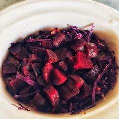 A picture of Svetlana's Borscht.