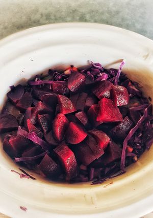 A picture of Svetlana's Borscht.