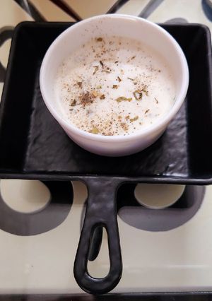 A picture of Homemade Ranch dressing.