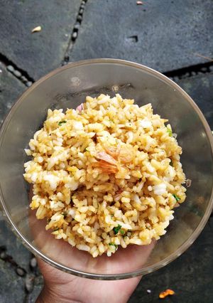 Foto resep Nasi Goreng Teri Nasi Basah (Mpasi 20+ mo)