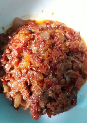 Foto resep Sambal bajak bawang bombay