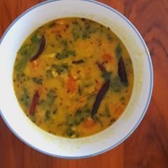 A picture of Spinach Dal Curry.