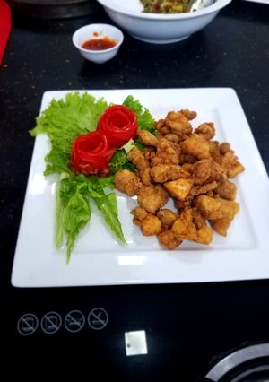 Hình của món Gà chiên giòn.