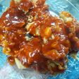 Ikan baramundi fillet crispy saos barbeque ala richesse
