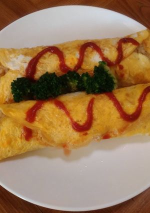 Foto resep Nasi Goreng Gulung Telur Dadar