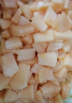 A picture of Kharbooza or garma chaat.