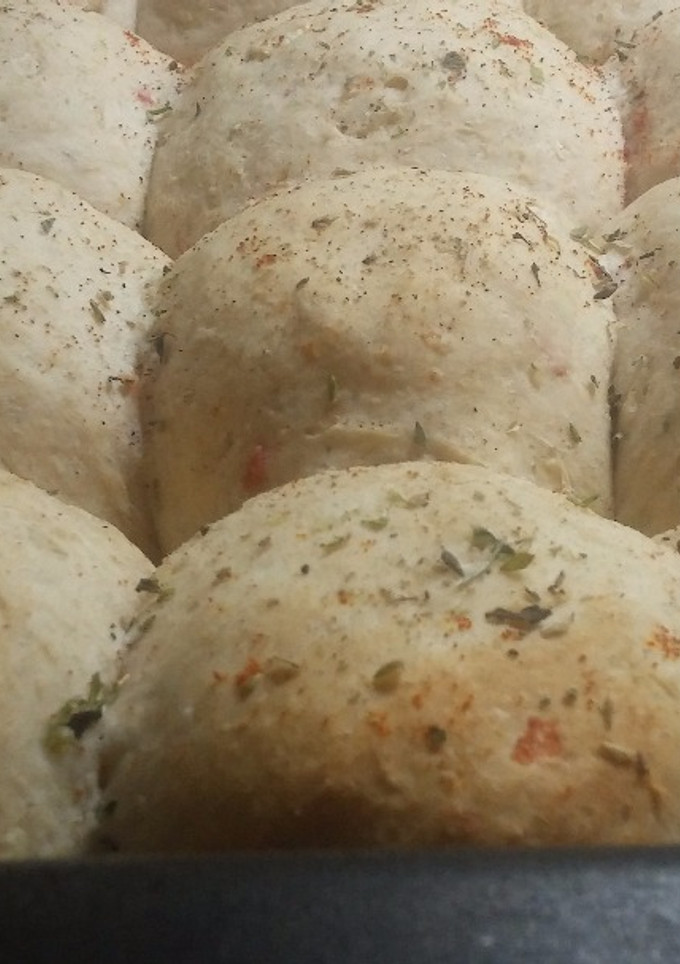 Una foto de Pancitos de verduras (saborizados) rellenos de queso 😋