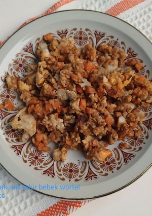 Foto resep Orak Arik Telur Bebek Wortel