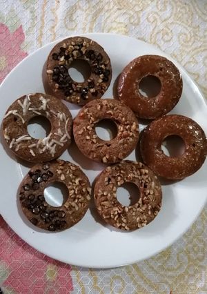 Una foto de Donas caseras horneadas