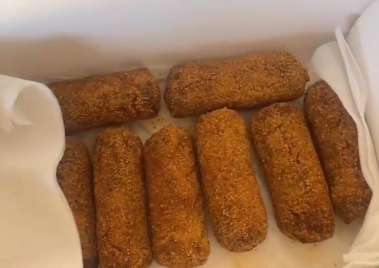 Steps to Make Speedy Croquetes de Carne Assada (aproveitamento)