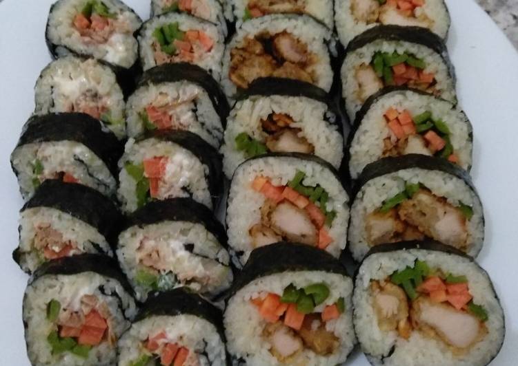 Sushi roll ala rumahan
