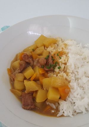 Foto resep Japanese Beef Curry Rice