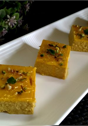 A picture of "Pineapple cake Sandesh".