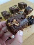 Brownie de plátano y avellanas (sin gluten)