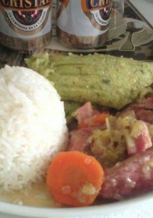 Una foto de Pavita a la cerveza