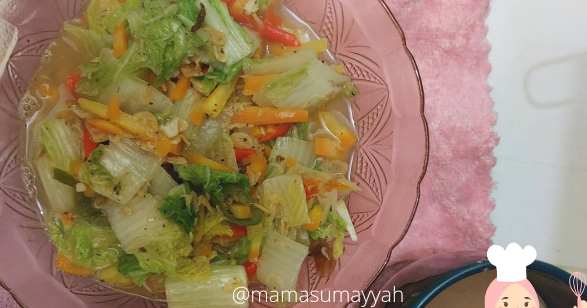 Resep 5 Sayur Sawi Teri Medan Oleh Christiane Agustin Cookpad