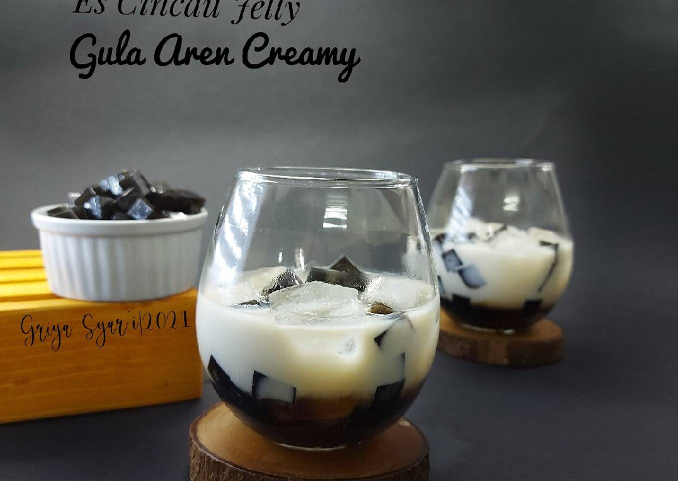 Es Cincau Jelly Gula Aren Creamy
